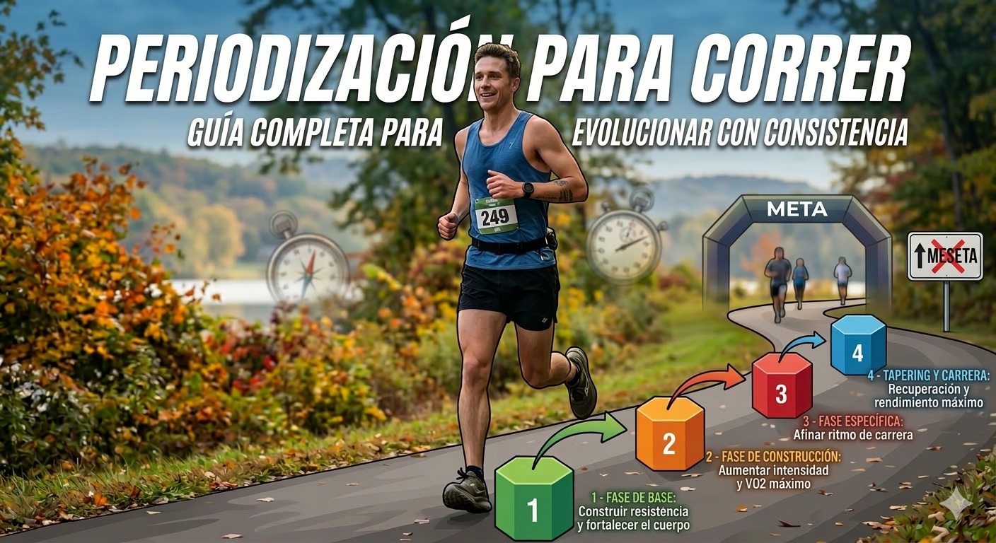Periodización para correr: guía completa para progresar con constancia y evitar estancamientos