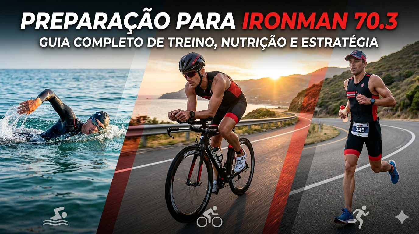 Preparação para Ironman 70.3: guia completo de treino, nutrição e estratégia